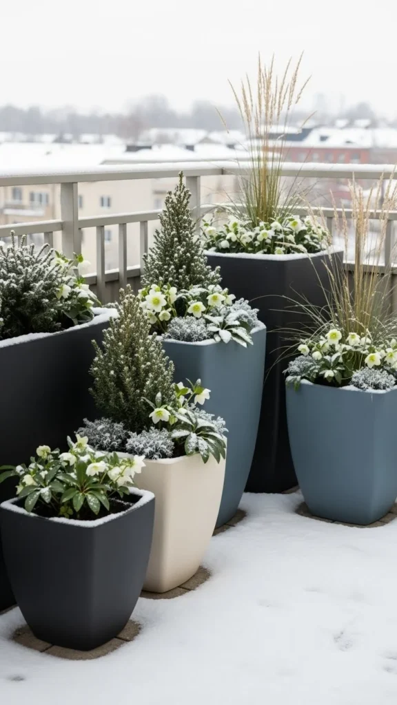 Reinforced Fiberglass Outdoor Pots