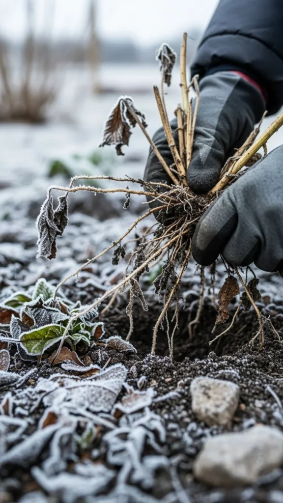 Remove Old Roots and Debris