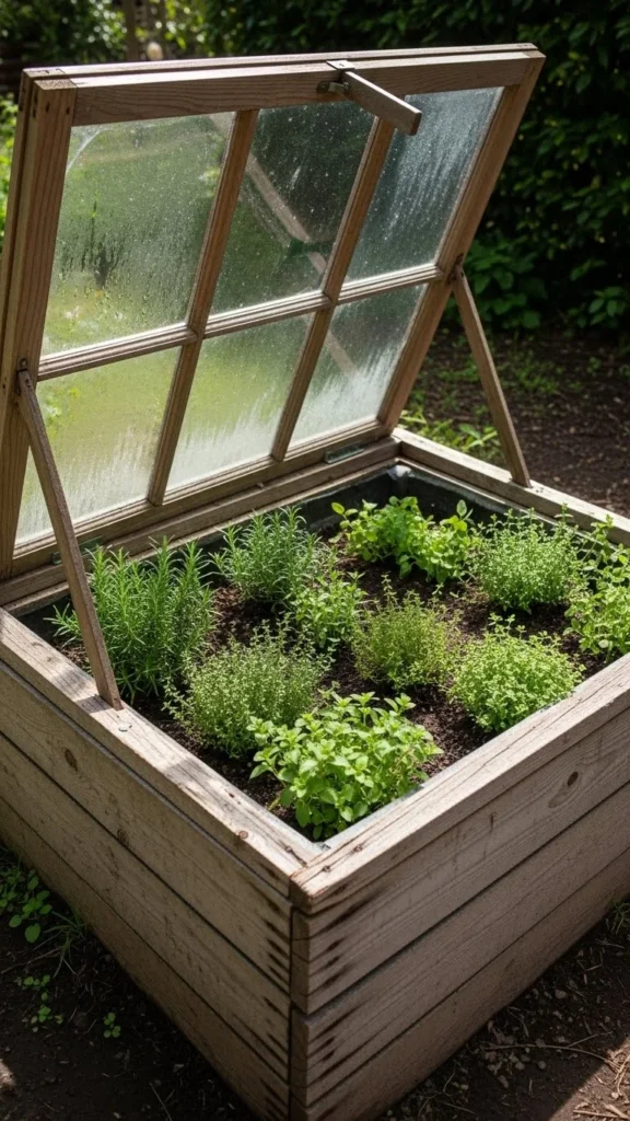 Repurpose an Old Window for the Lid