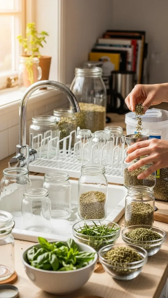 Reuse Glass Jars and Containers