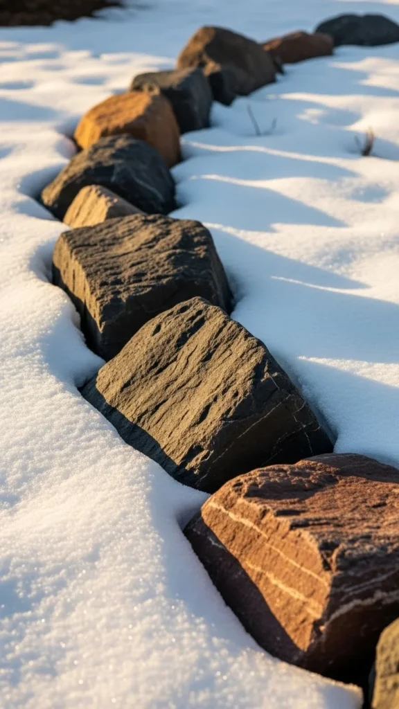 Rock Border Heat-Holding Beds