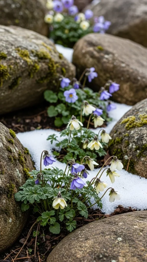 Rock Garden Winter Scatter