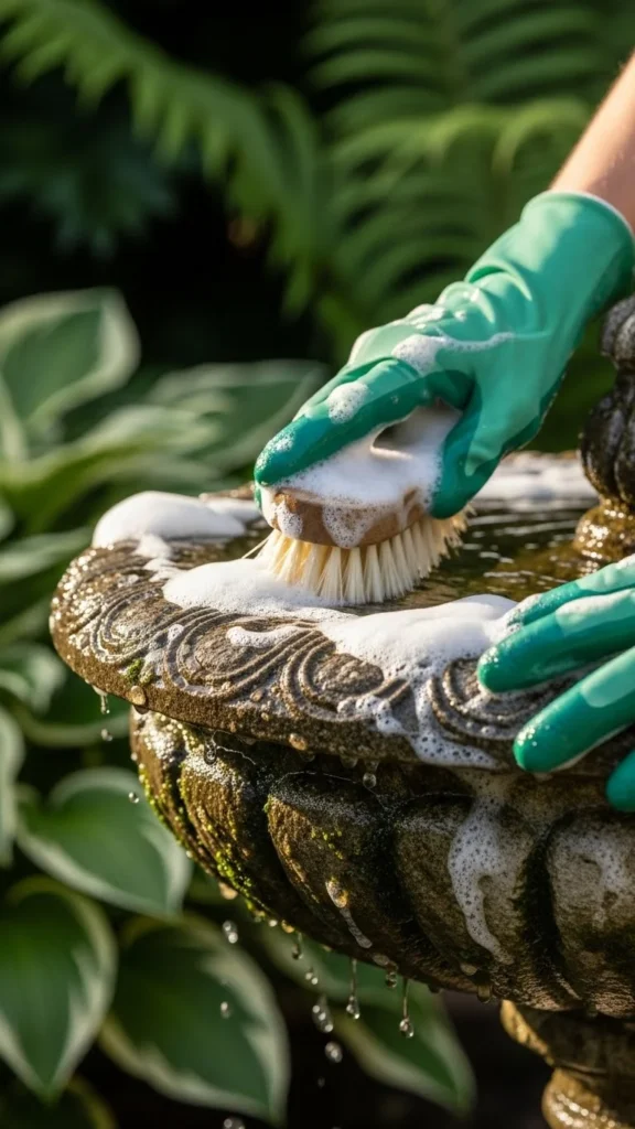 Scrub Away Algae and Stains