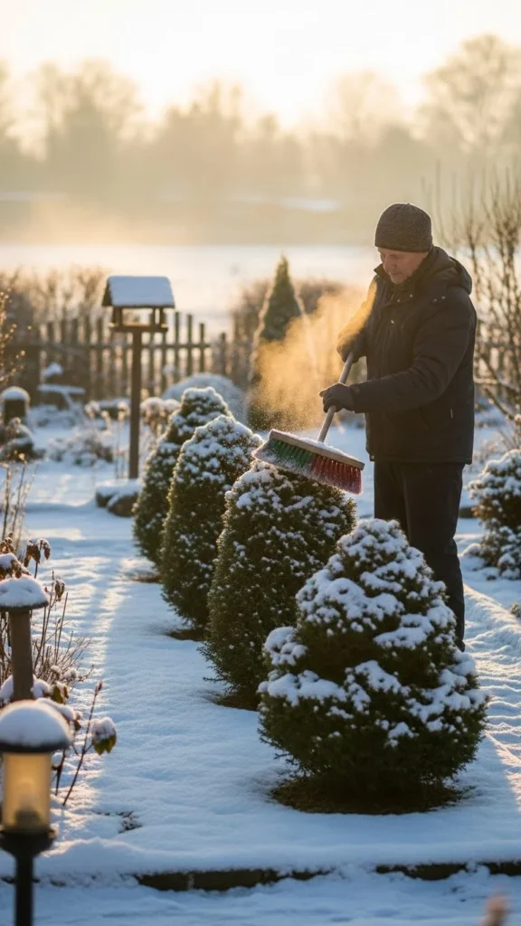 Shake Off Snow the Right Way