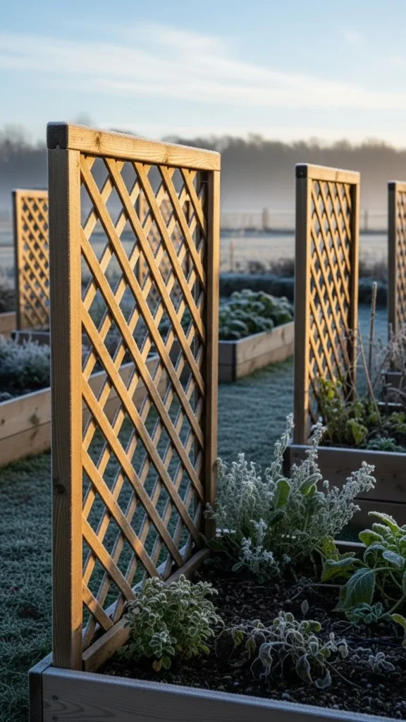 Shield Plants with Lattice Panels