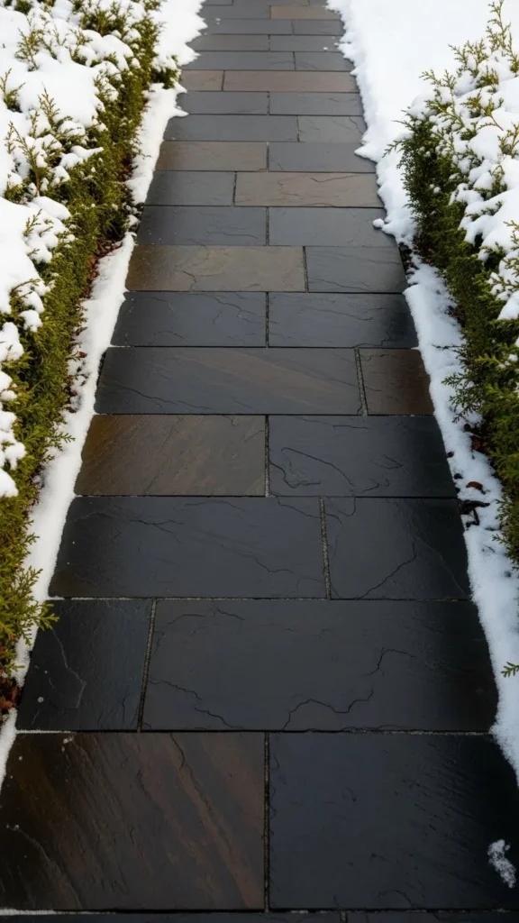 Slate Tile Walkway