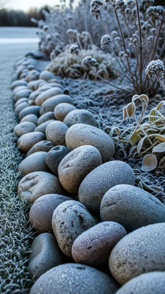 Smooth River Rock Lines