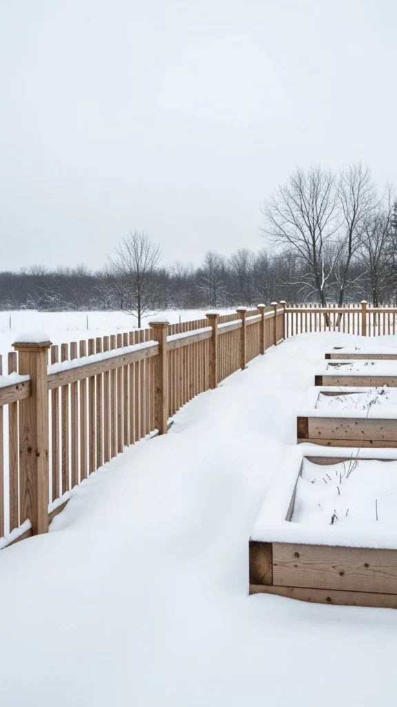 Snow-Fence Wind Block Beds