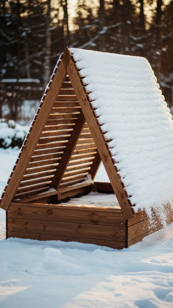 Snow-Shedding A-Frame Covers
