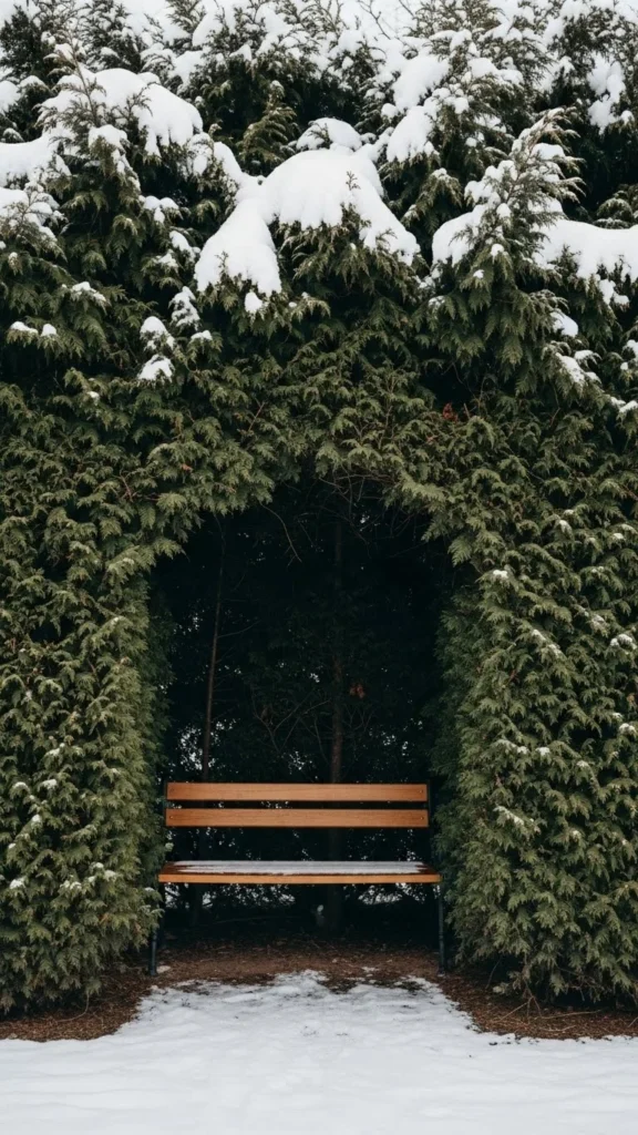 Snowy Evergreen Sanctuary