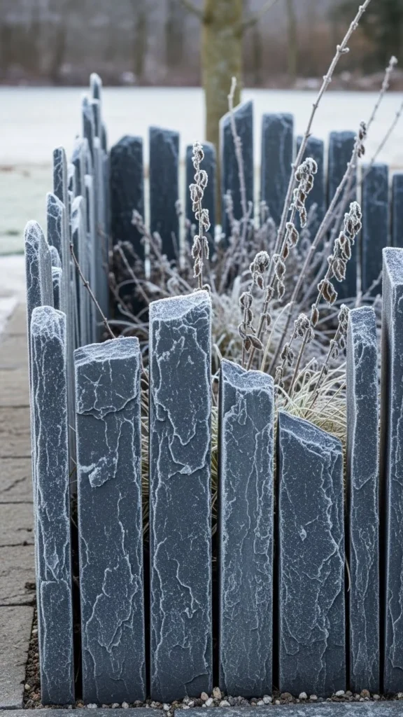 Staggered Slate Pieces