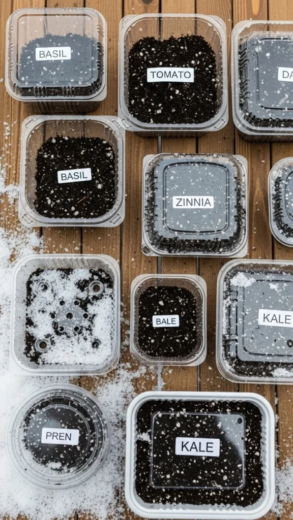 Start Seeds in Recycled Takeout Containers