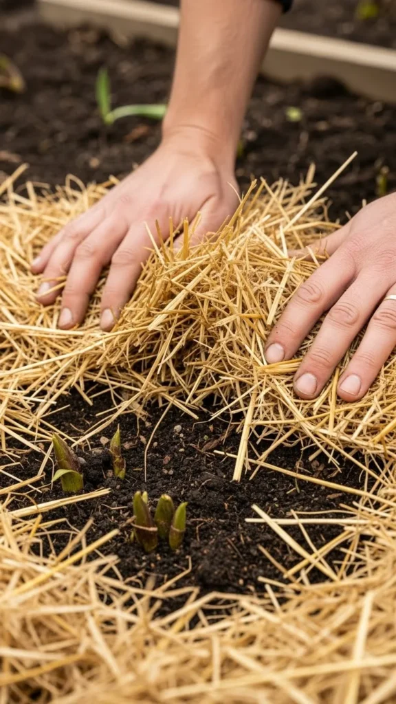 Start With a Thick Mulch Layer