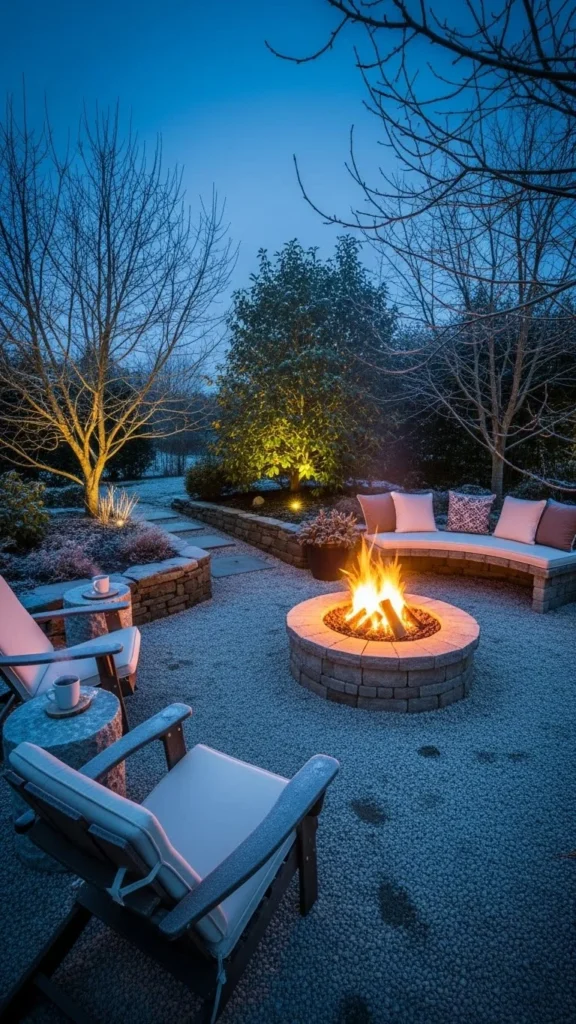 Stone Fire Bowl as a Visual Anchor