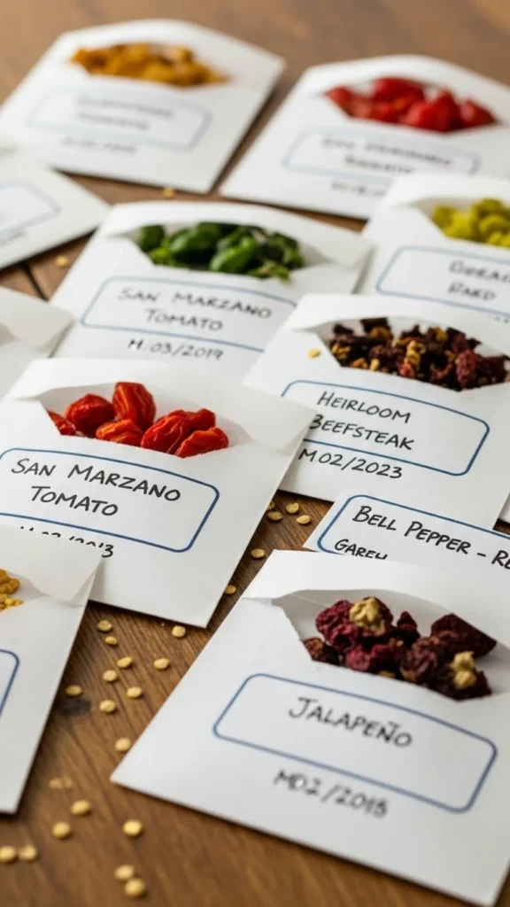 Store Seeds from Your Best Crops