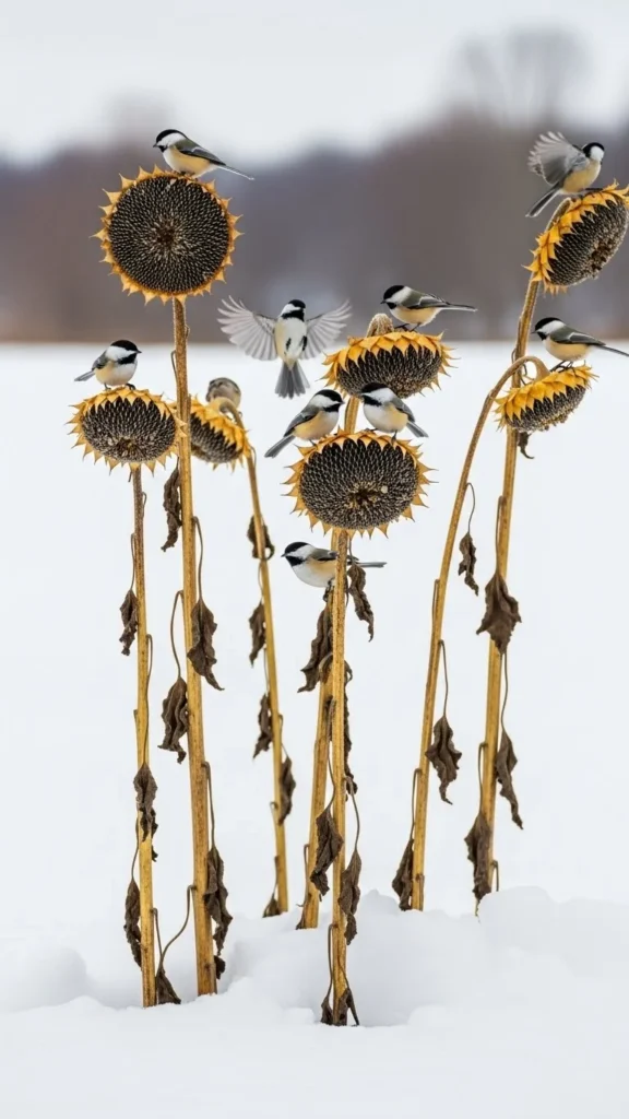 Sunflower Stalks