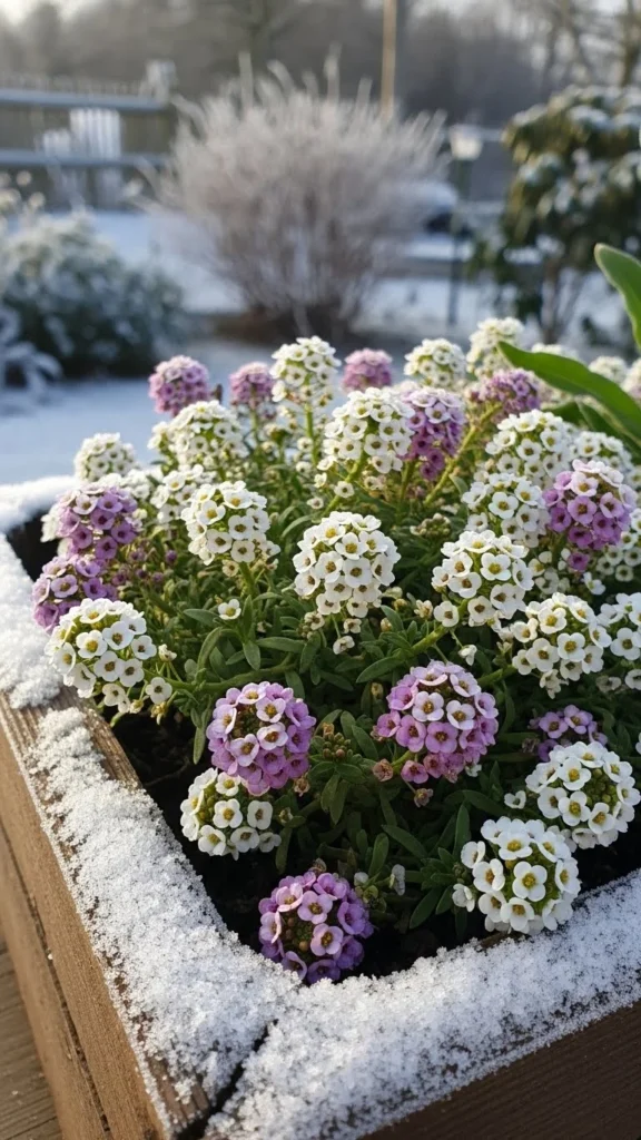 Sweet Alyssum (cool-season planting)