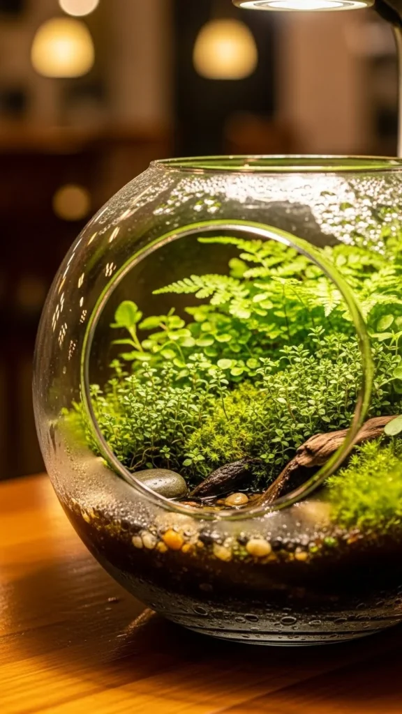 Terrarium Herb Garden