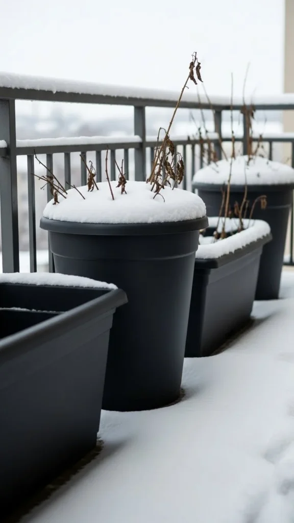 Thick Plastic Planters Rated for Cold