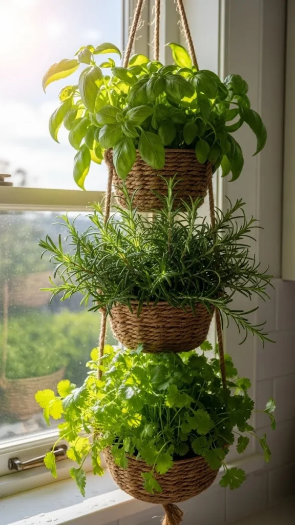 Tiered Hanging Baskets