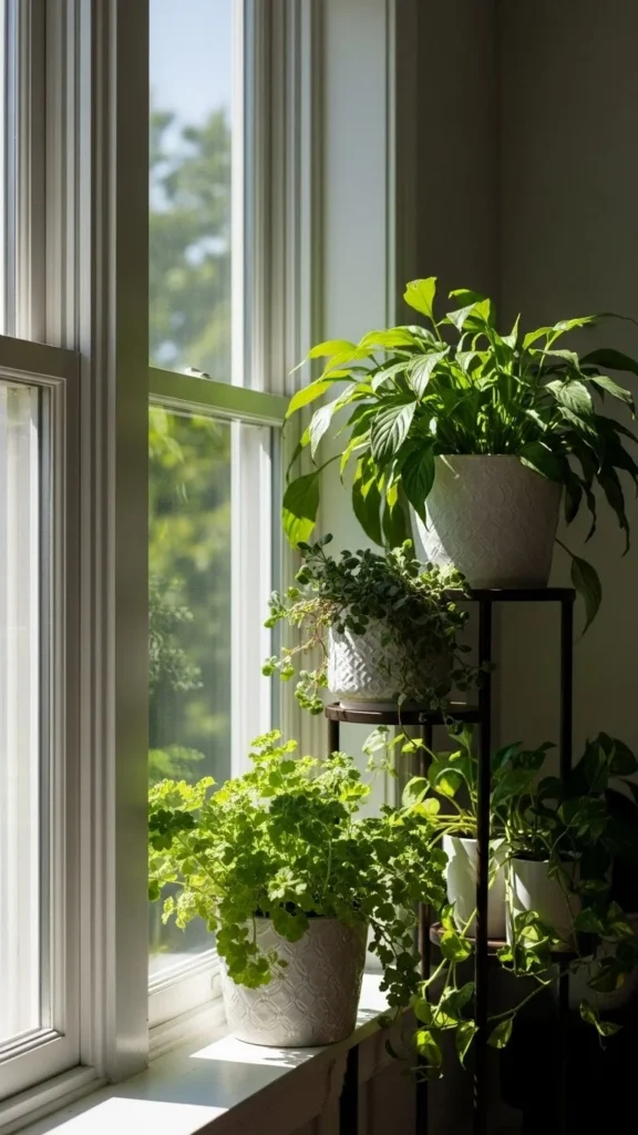 Tiered Plant Stand Display