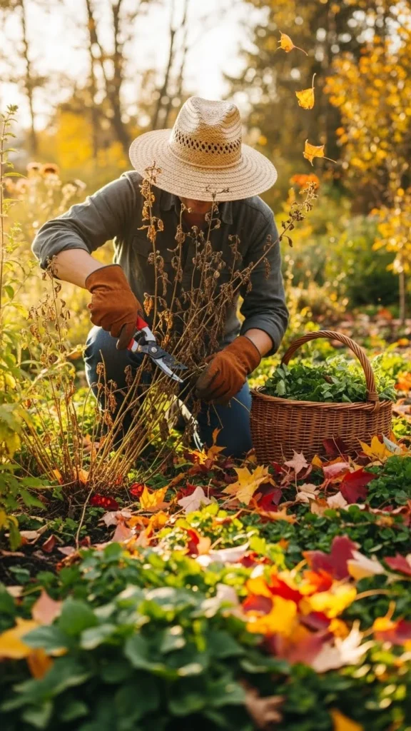 Trim Back Perennials
