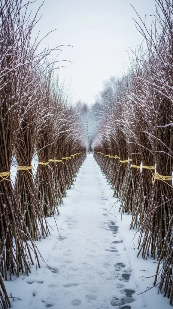 Twig-Lined Narrow Passage