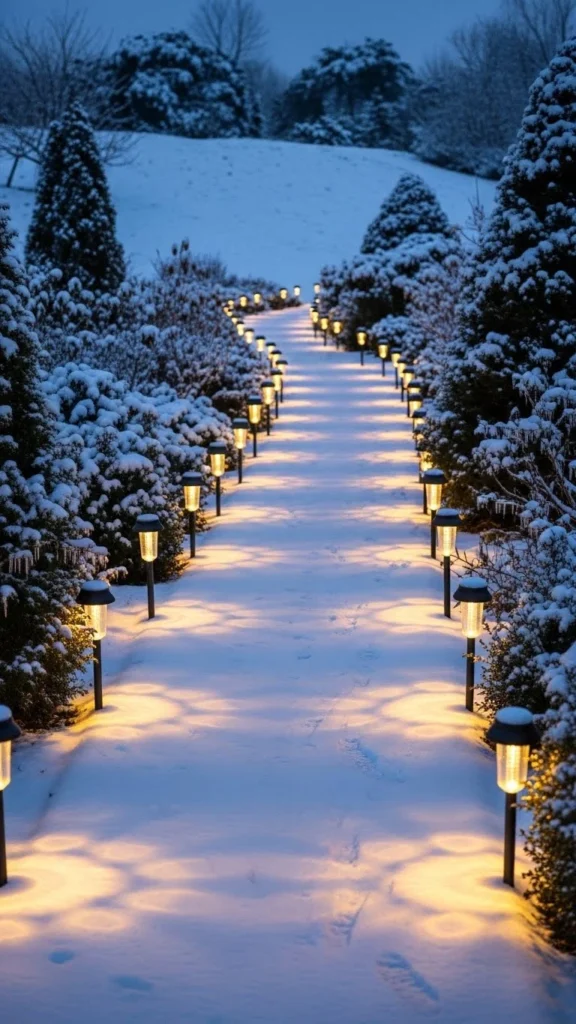 Twinkling Solar-Lighted Trail