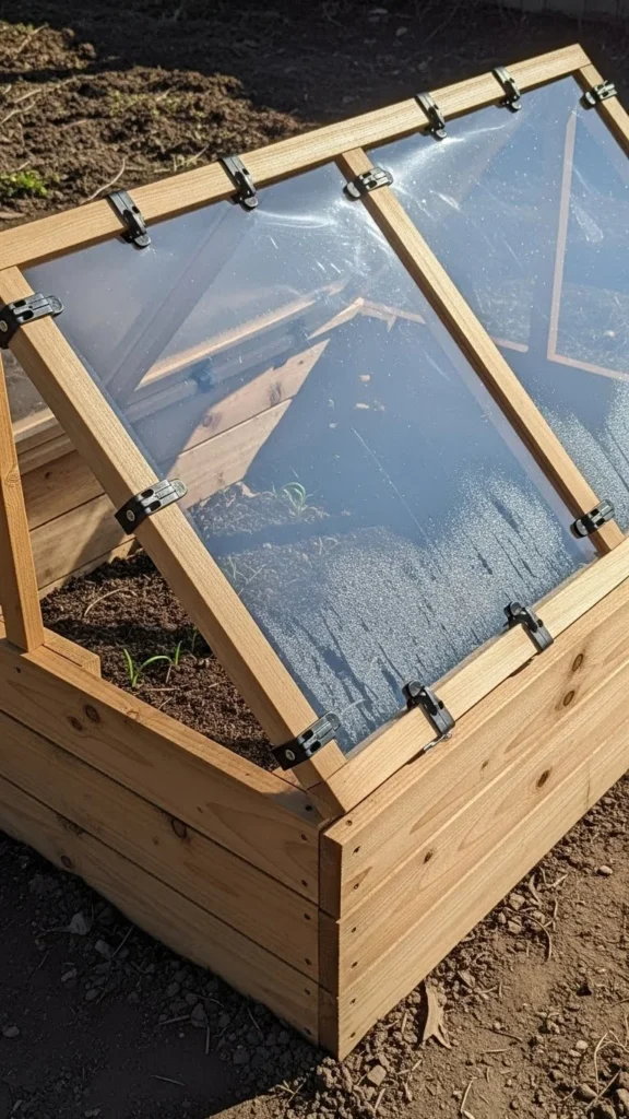 Use Clear Plastic Sheeting for Budget Lids