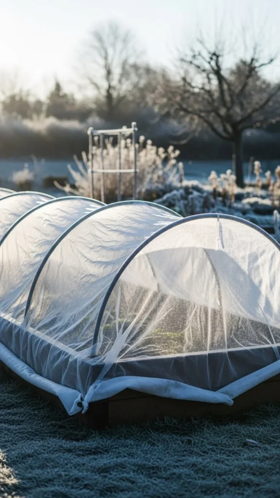 Use Garden Fabric or Frost Cloth