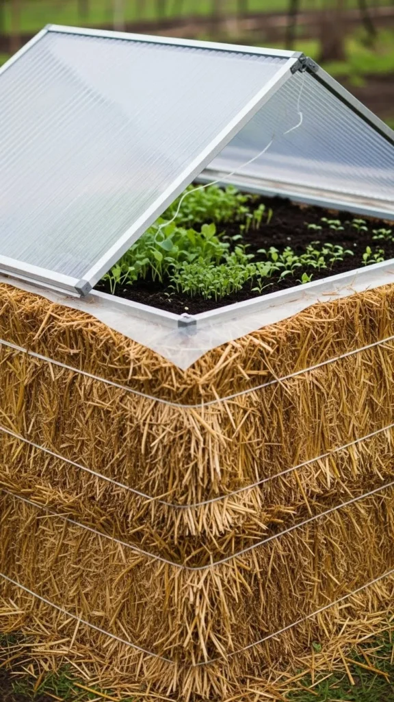 Use Hay Bales as the Walls