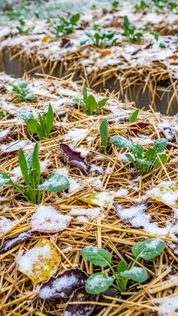 Use Mulch as a Winter Shield