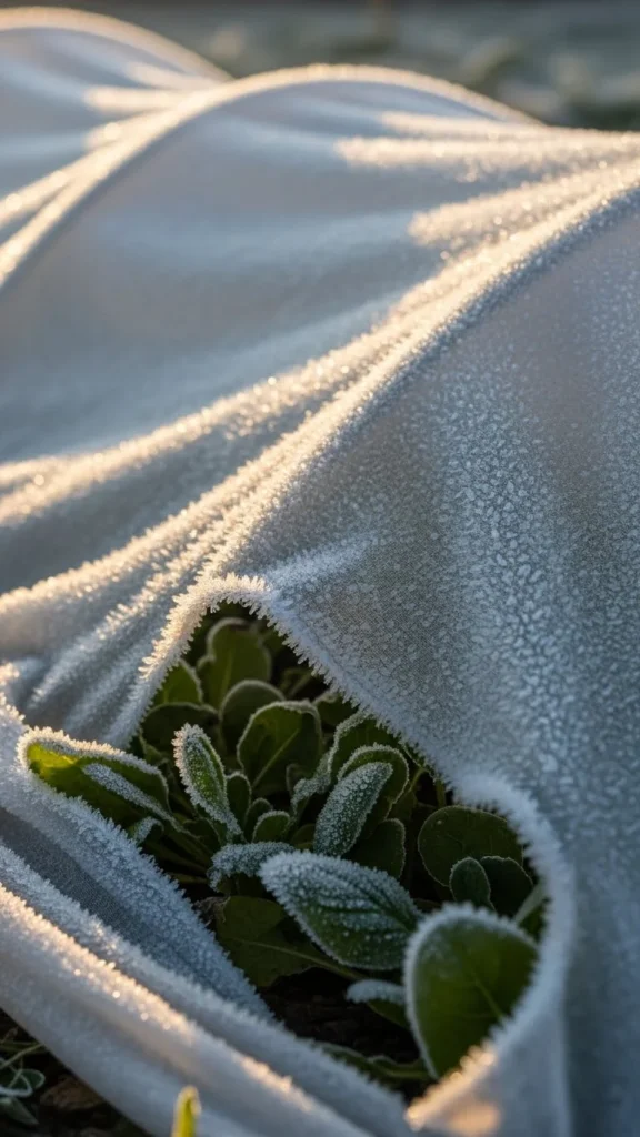 Use Row Covers at Ground Level