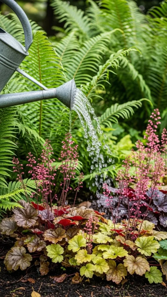 Watering and Feeding Shade-Loving Plants
