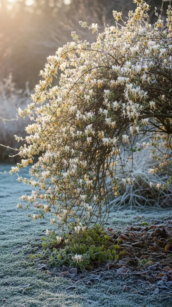 Winter Honeysuckle (Lonicera fragrantissima)
