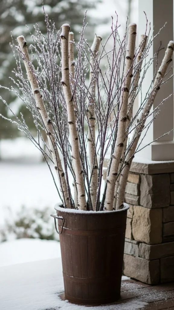 Birch Branch Statement Pot