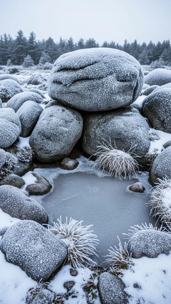 Boulder Cluster With Shared Basin