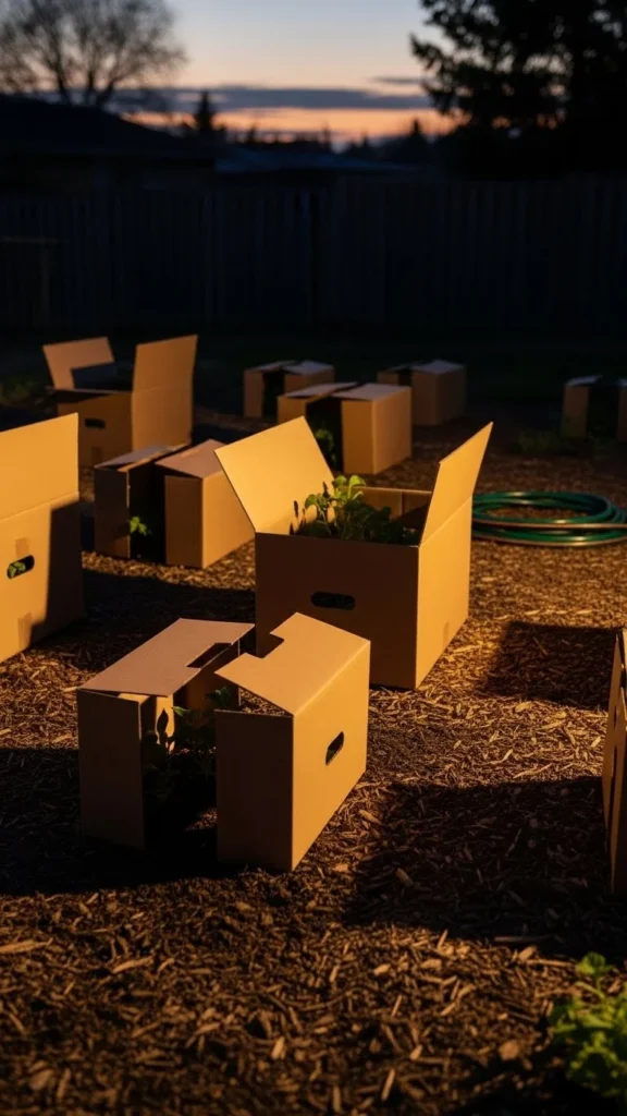 Cardboard Box Night Shelter