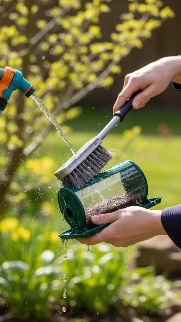 Clean Bird Feeders