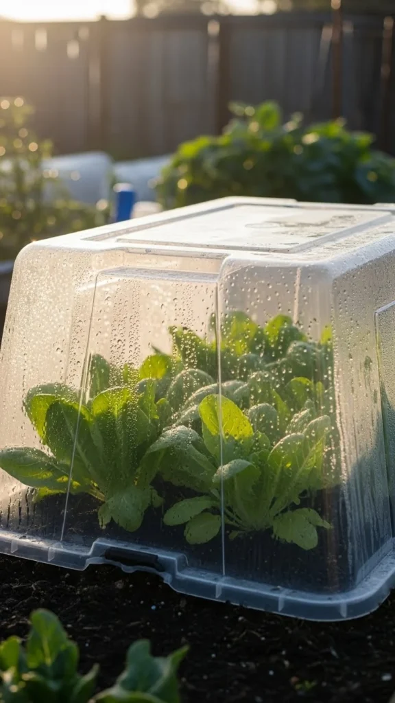 Clear Storage Bin Cloche