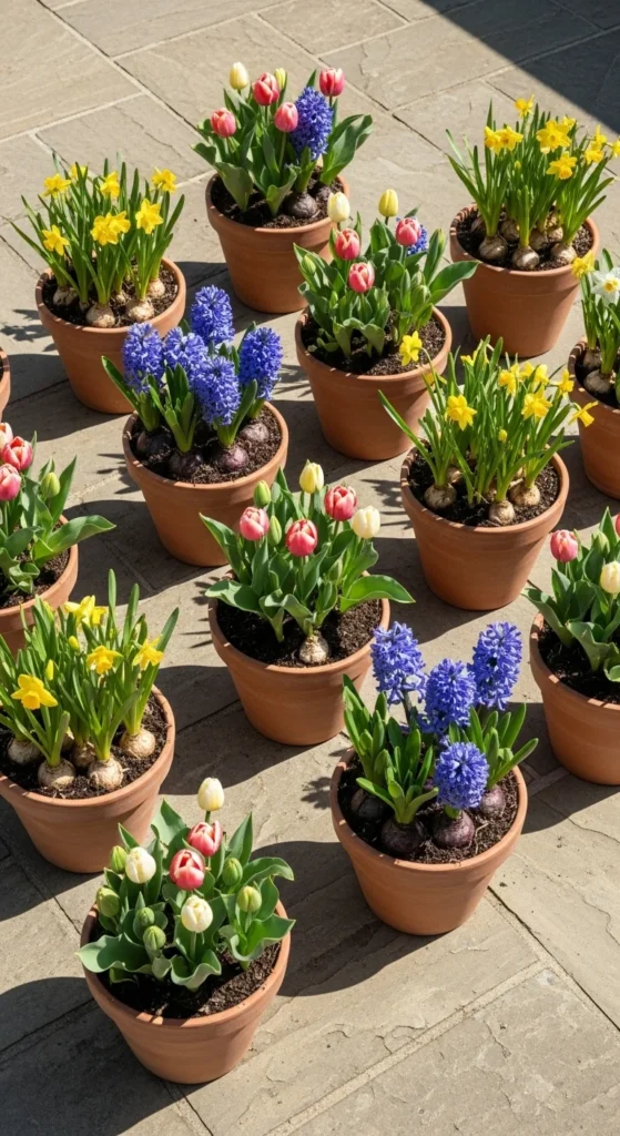 Coordinated Plant Pots