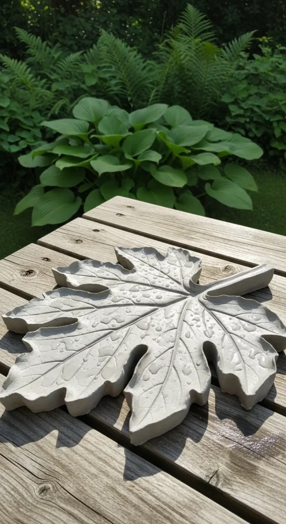 DIY Cement Ornaments for a Rustic Look