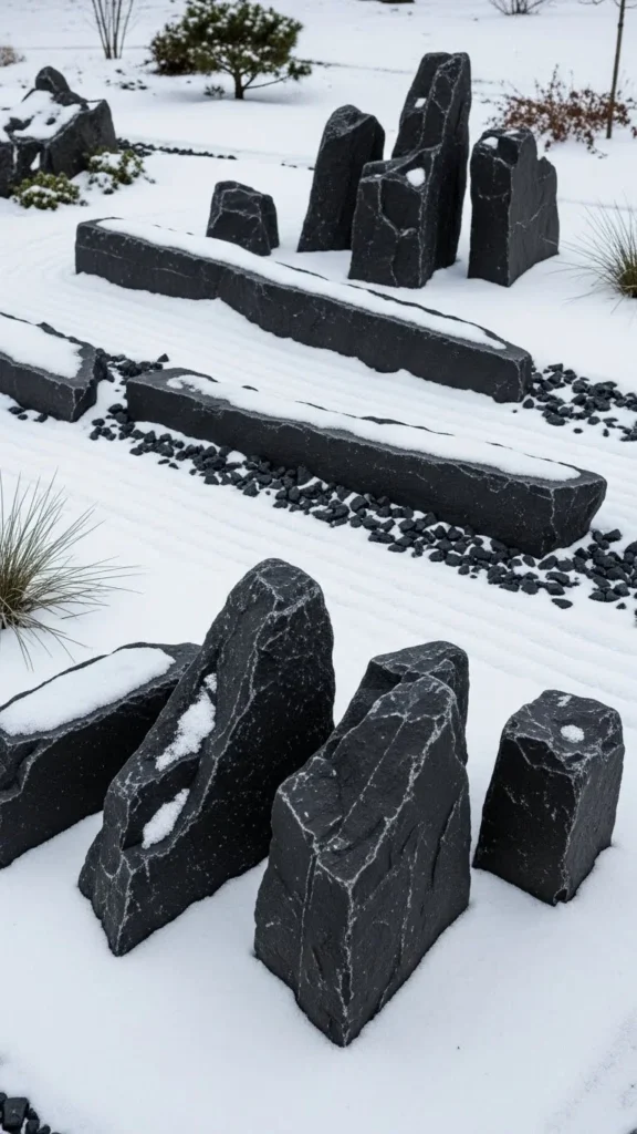 Dark Stone Contrast Beds