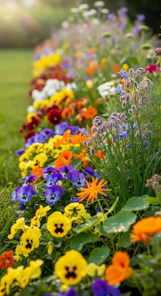 Edible Flower Borders
