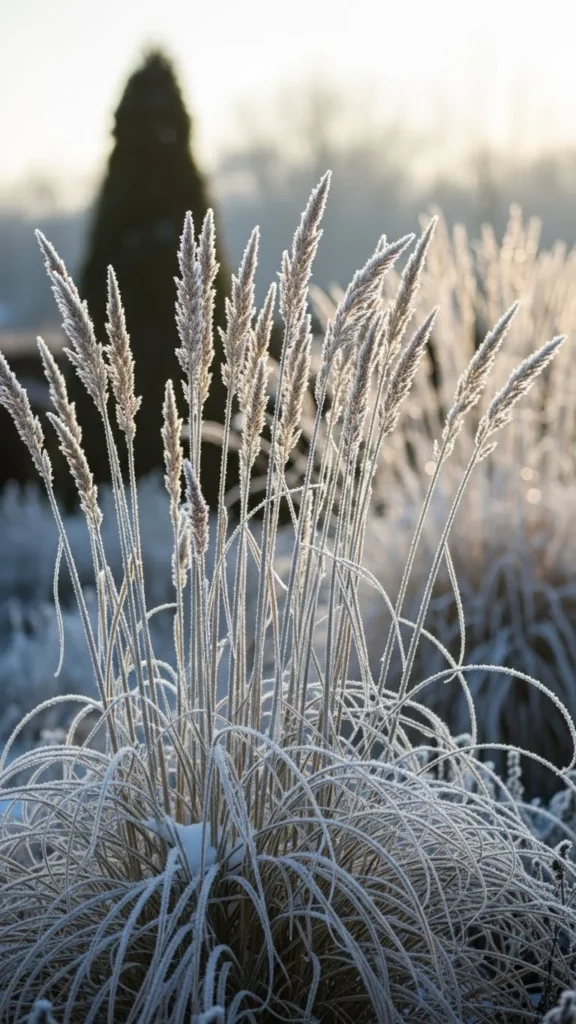 Frosted Ornamental Grasses