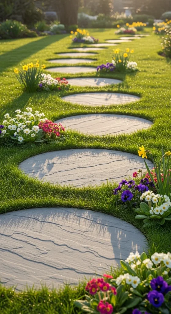 Garden Stepping Circles