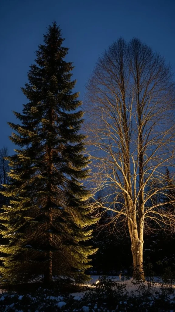 Highlight Trees, Shrubs, and Winter Structure