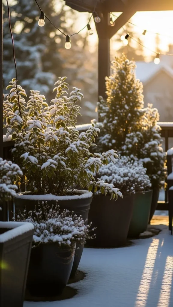 How to Build a Winter-Friendly Patio Garden