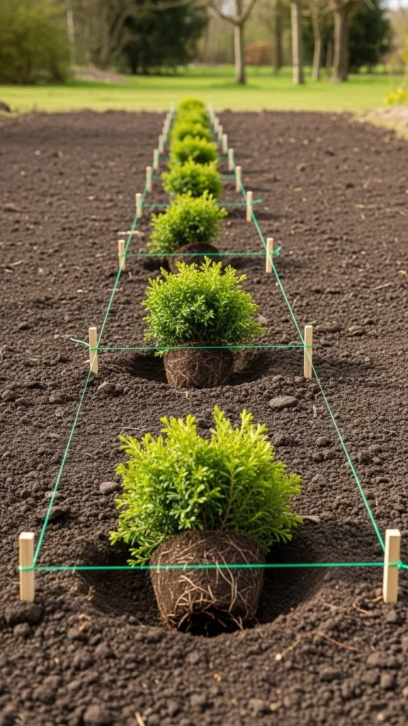 How to Space and Layout Your Hedge