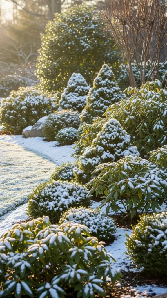How to Start a Winter Evergreen Border